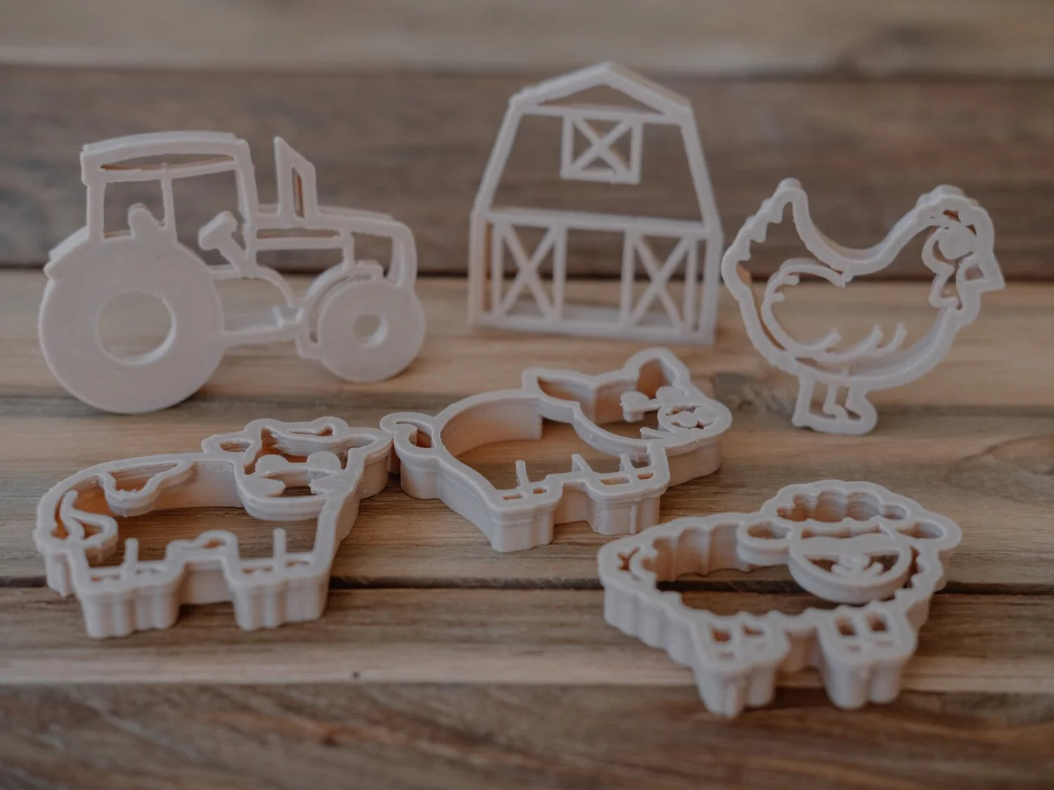 Farm Eco Playdough Cutter Set