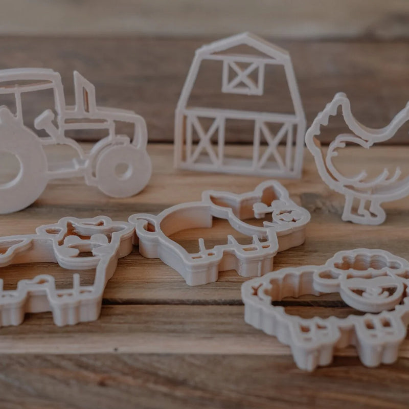 Farm Eco Playdough Cutter Set