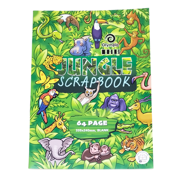 Jungle Joker Tudor Blank Scrap Book - 64 page