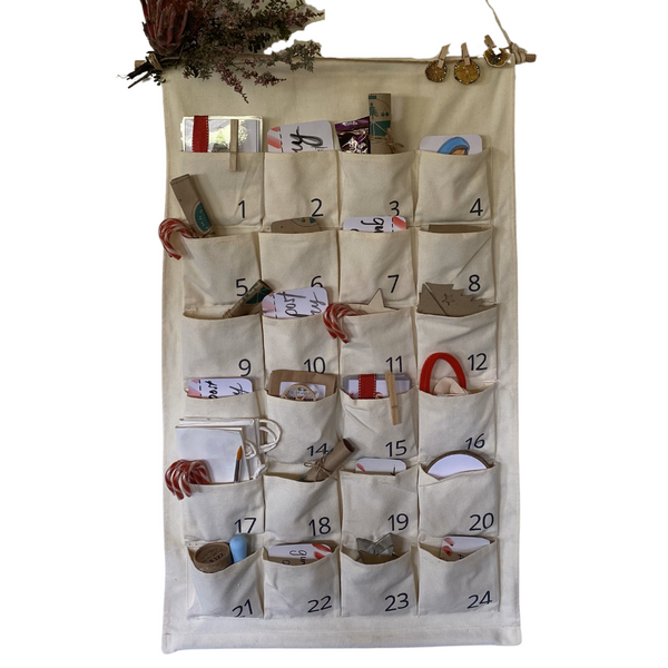 Christmas Advent Calendar: cotton and reusable