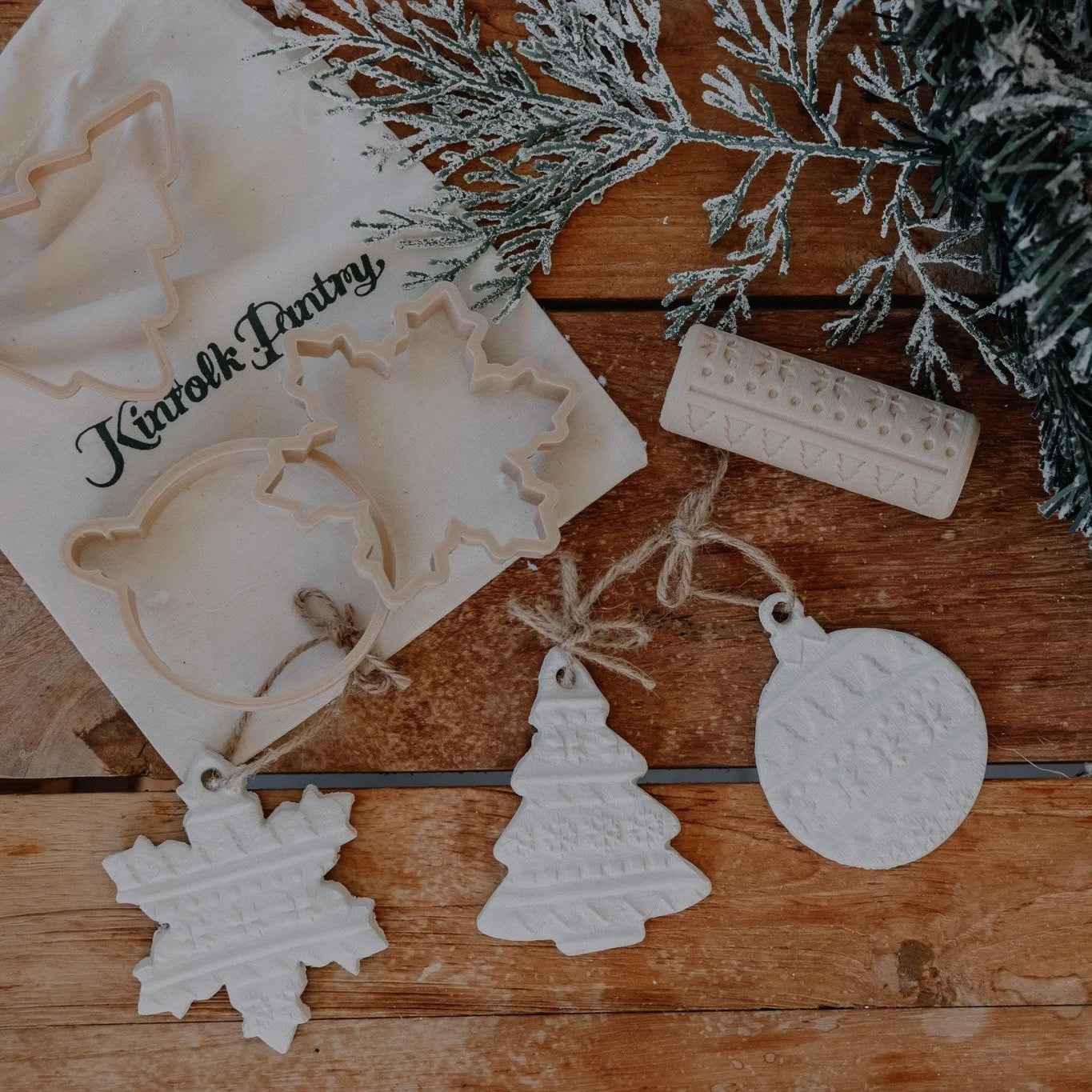 Christmas Ornament Eco Roller & Cutter Set