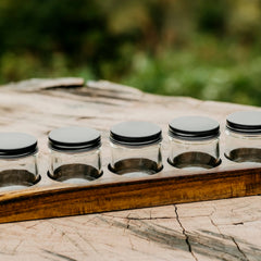 Acacia Wood Paint Holder