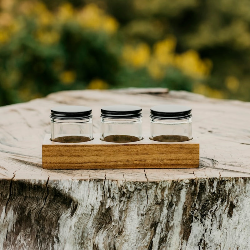 Acacia Wood Paint Holder