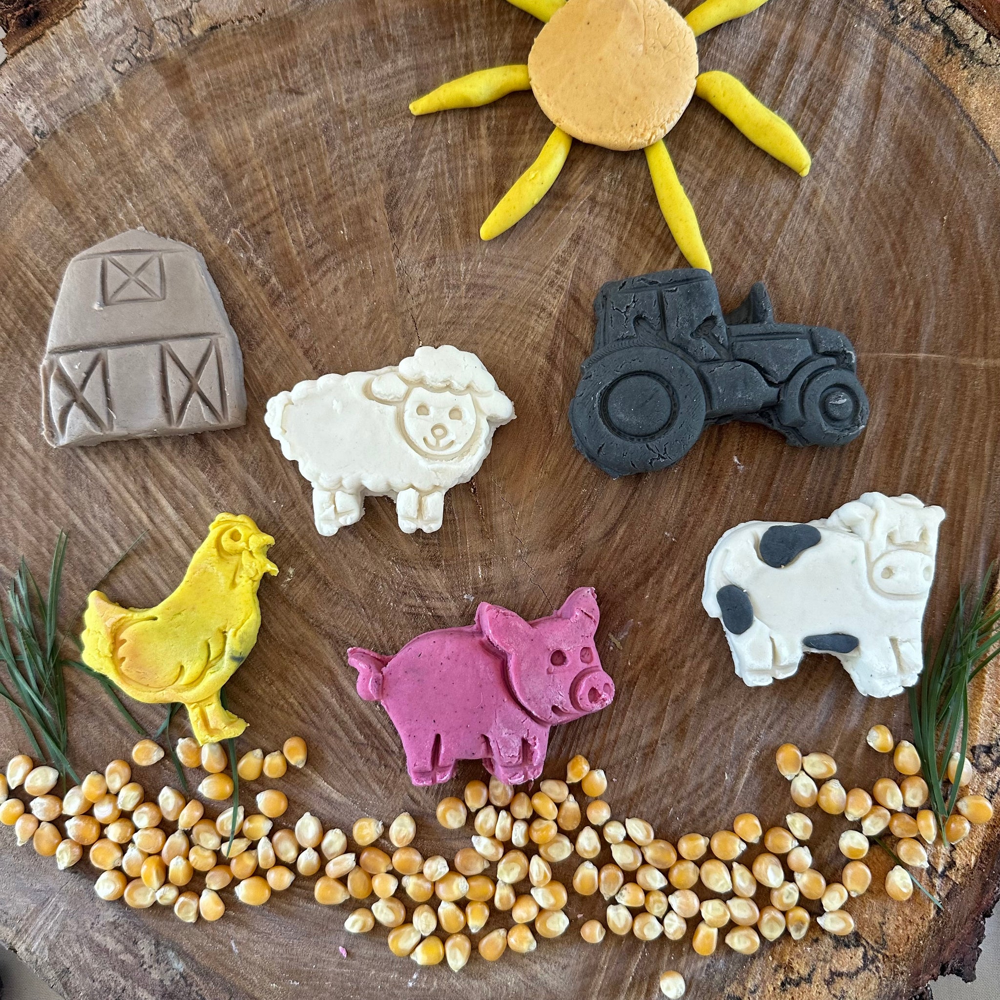 Farm Eco Playdough Cutter Set