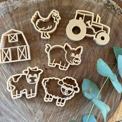 Farm Eco Playdough Cutter Set