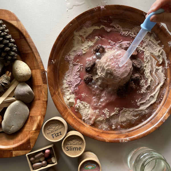 Make a Volcano Kit: STEM play