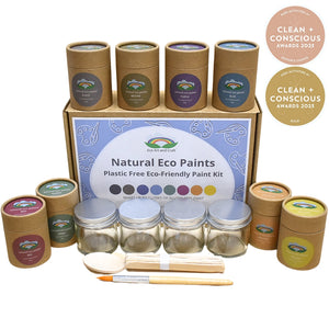 Natural Eco Paints - plastic free eco friendly paint kit: Wholesale