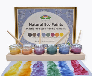 Natural Eco Paints - plastic free eco friendly paint kit: Wholesale