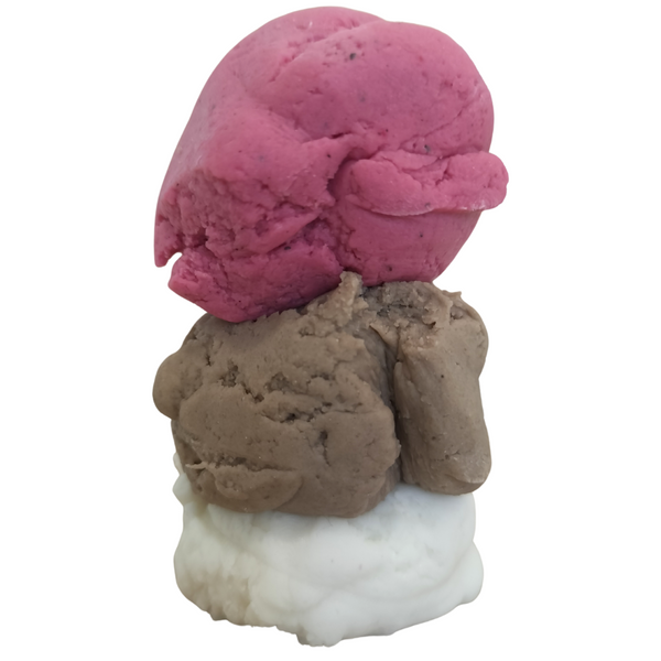 Neopolitan Icecream Playdough Powder: sensory and imaginative play