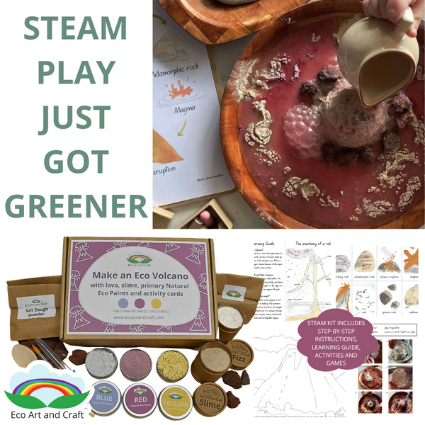 Make a Volcano Kit: STEM play