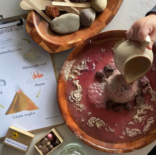 Make a Volcano Kit: STEM play