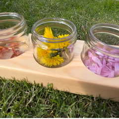 Timber Paint Holder Set (Includes 6 Jars)