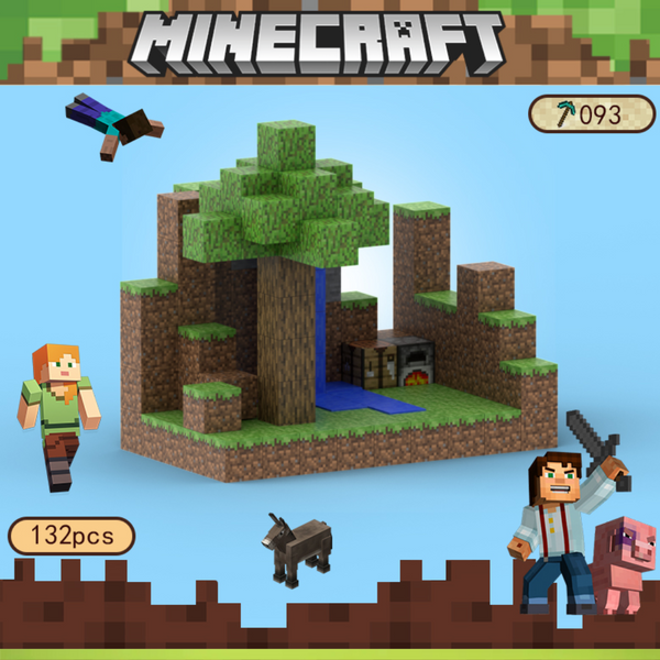 Mine Magnetic Blocks: Jungle Exploration Pixel Building Blocks