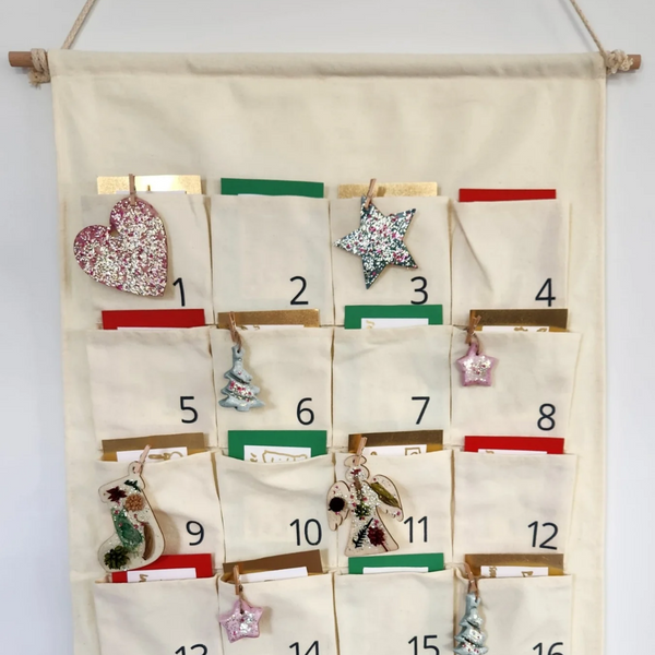 Christmas Advent Calendar: cotton and reusable