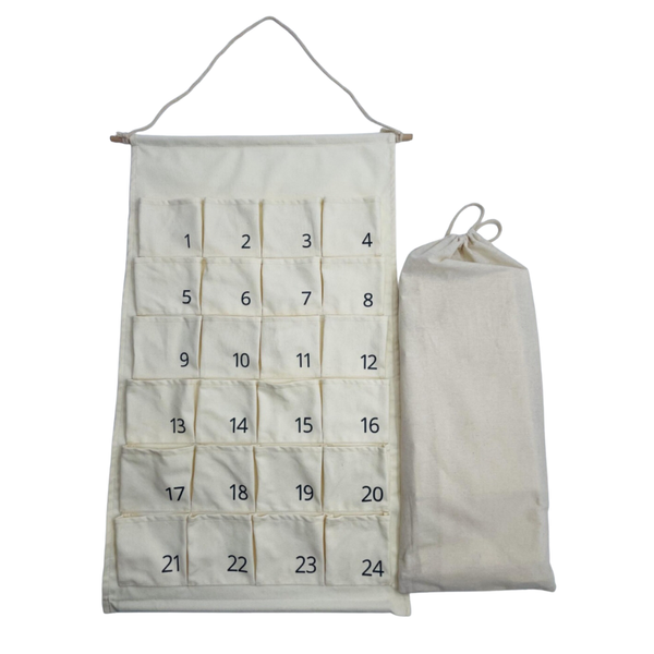 Christmas Advent Calendar: cotton and reusable