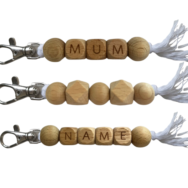 Alphabet Wooden Beads - A to Z x 15mm: Eco Art and Craft