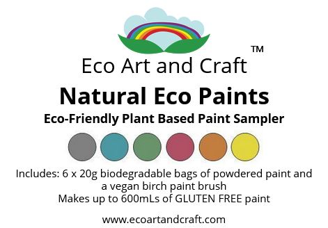 Natural Eco Paints Sampler - eco-friendly non-toxic paint