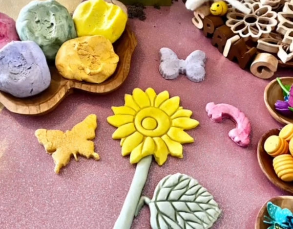 Eco Playdough Powder and Paint Kit: Gluten Free Playdough