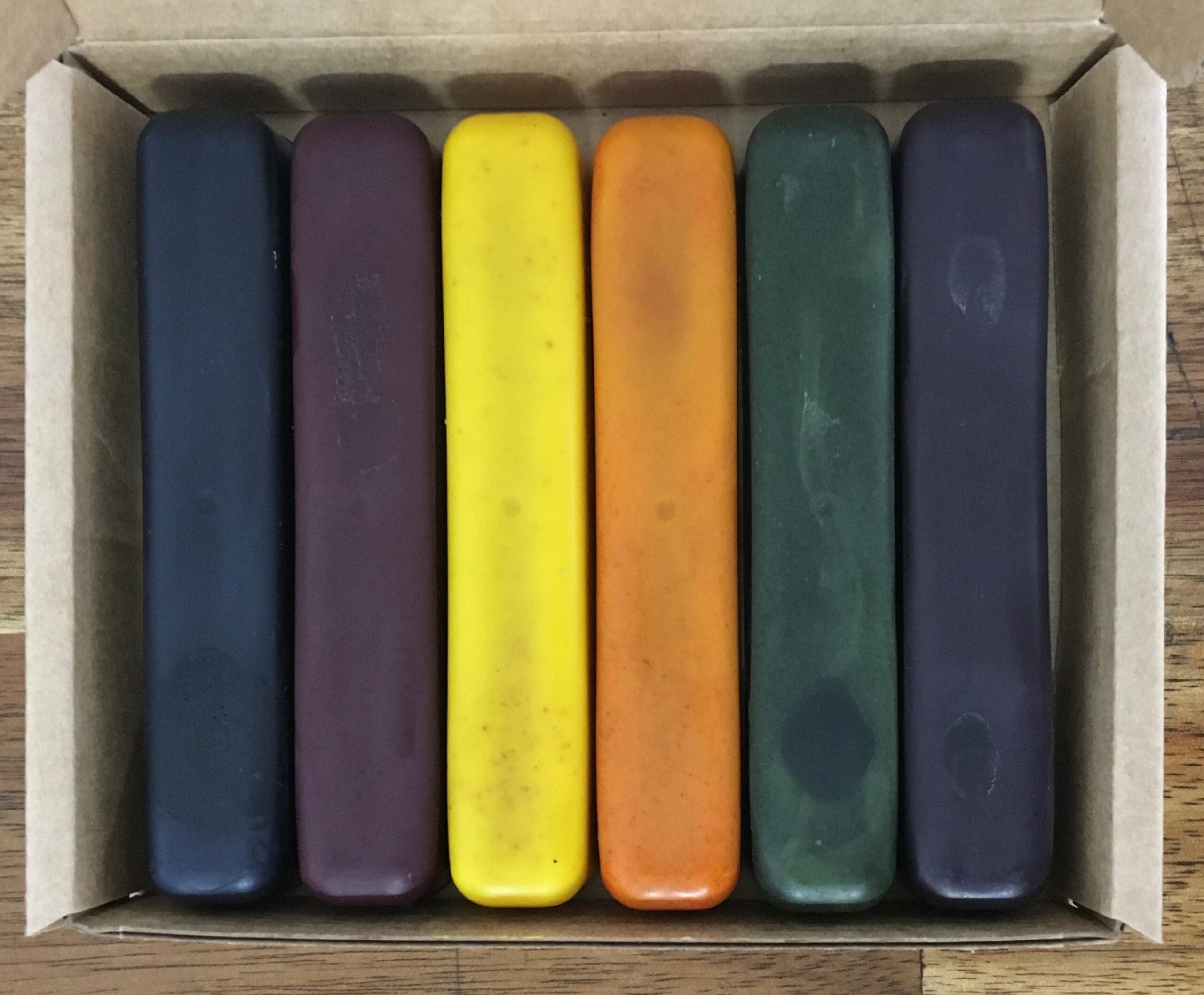 Eco Crayons: Sticks - 6 COLOUR BOX: 100% natural plant based crayons – Eco  Art And Craft